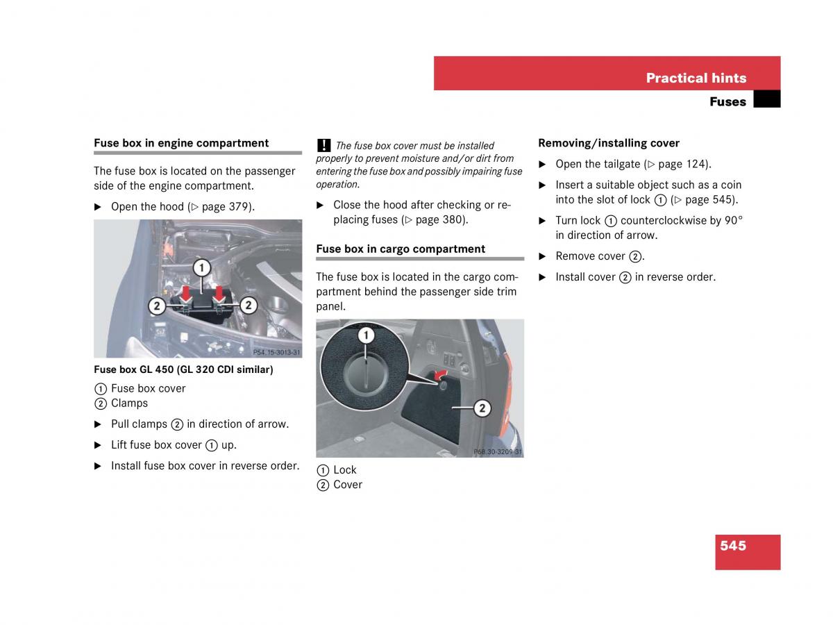 Mercedes Benz GL Class X164 owners manual / page 546