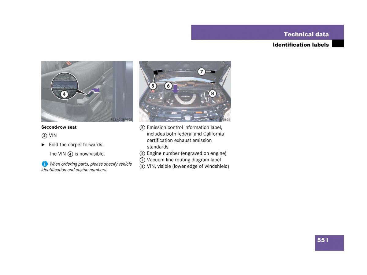 Mercedes Benz GL Class X164 owners manual / page 552