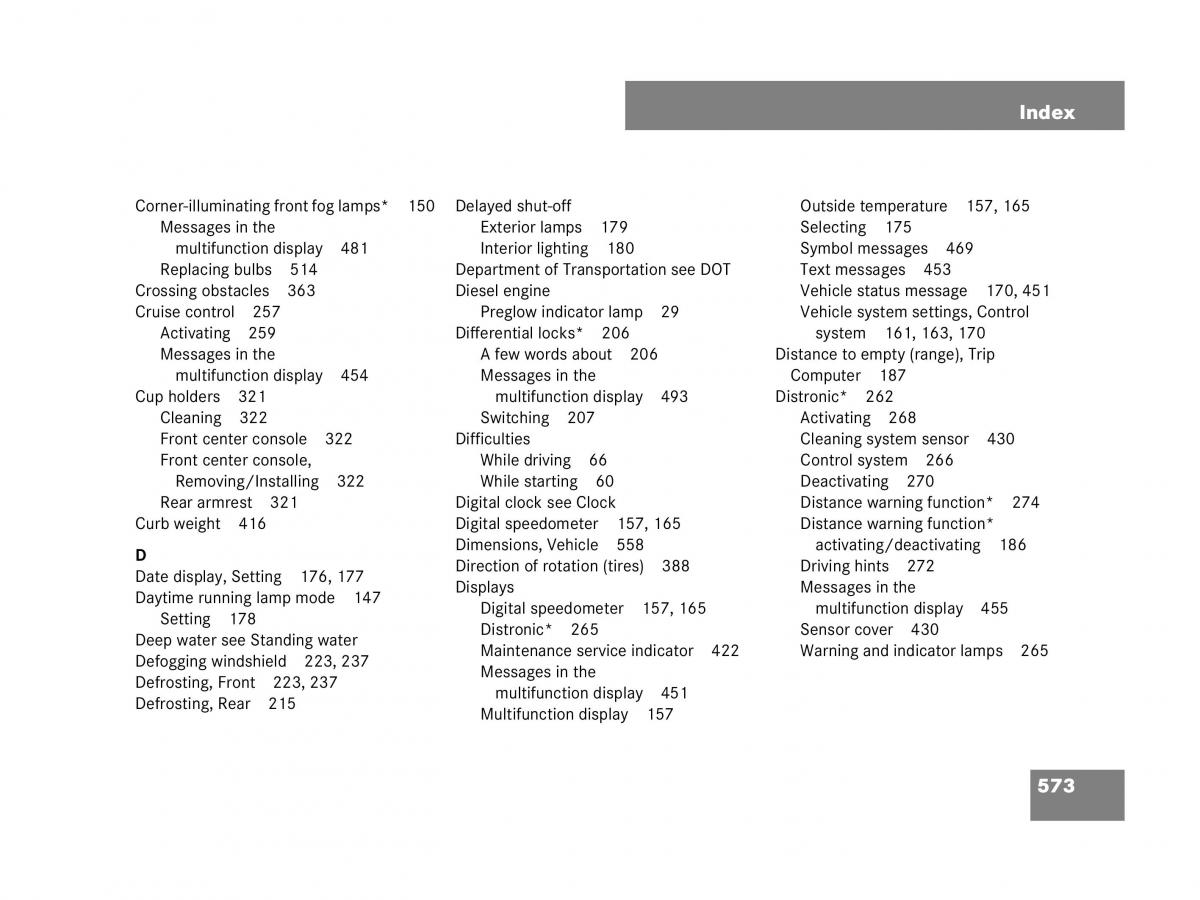 Mercedes Benz GL Class X164 owners manual / page 574