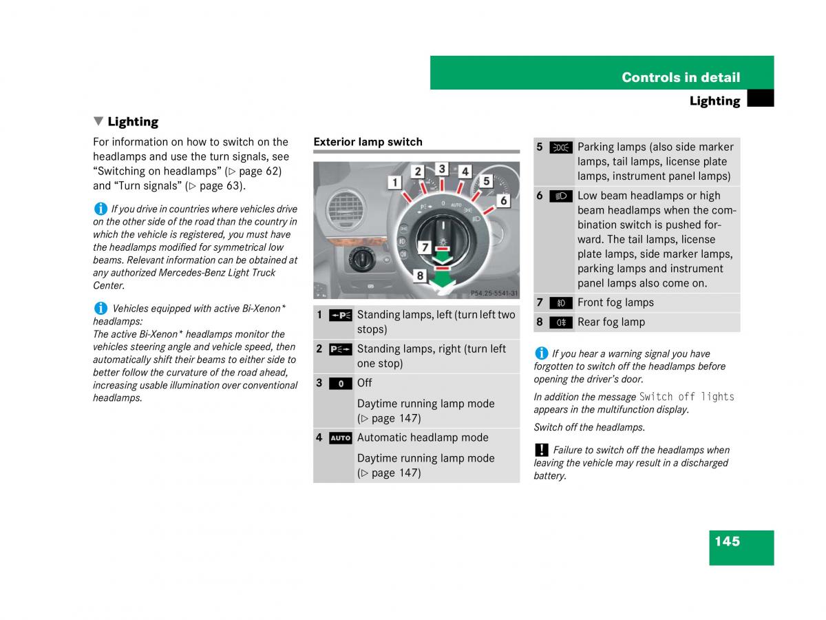 Mercedes Benz GL Class X164 owners manual / page 146