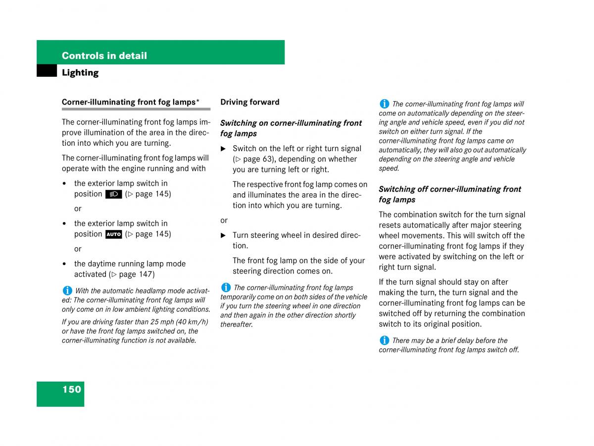 Mercedes Benz GL Class X164 owners manual / page 151