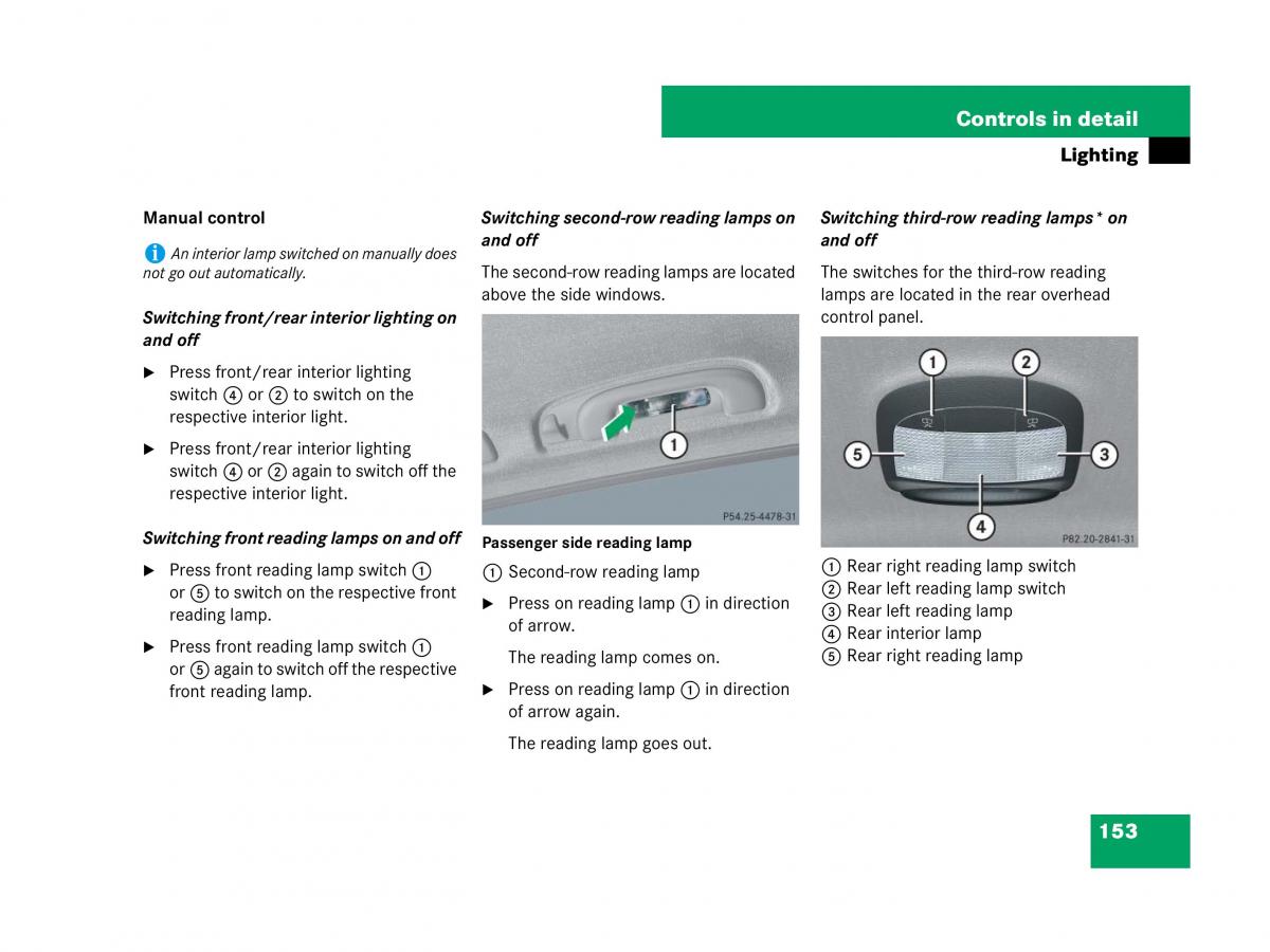 Mercedes Benz GL Class X164 owners manual / page 154