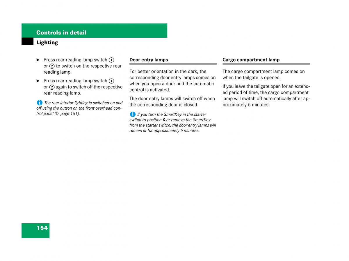 Mercedes Benz GL Class X164 owners manual / page 155