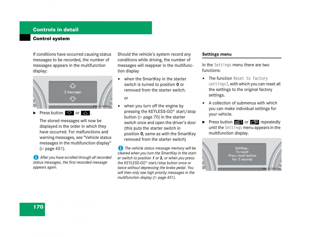 Mercedes Benz GL Class X164 owners manual / page 171