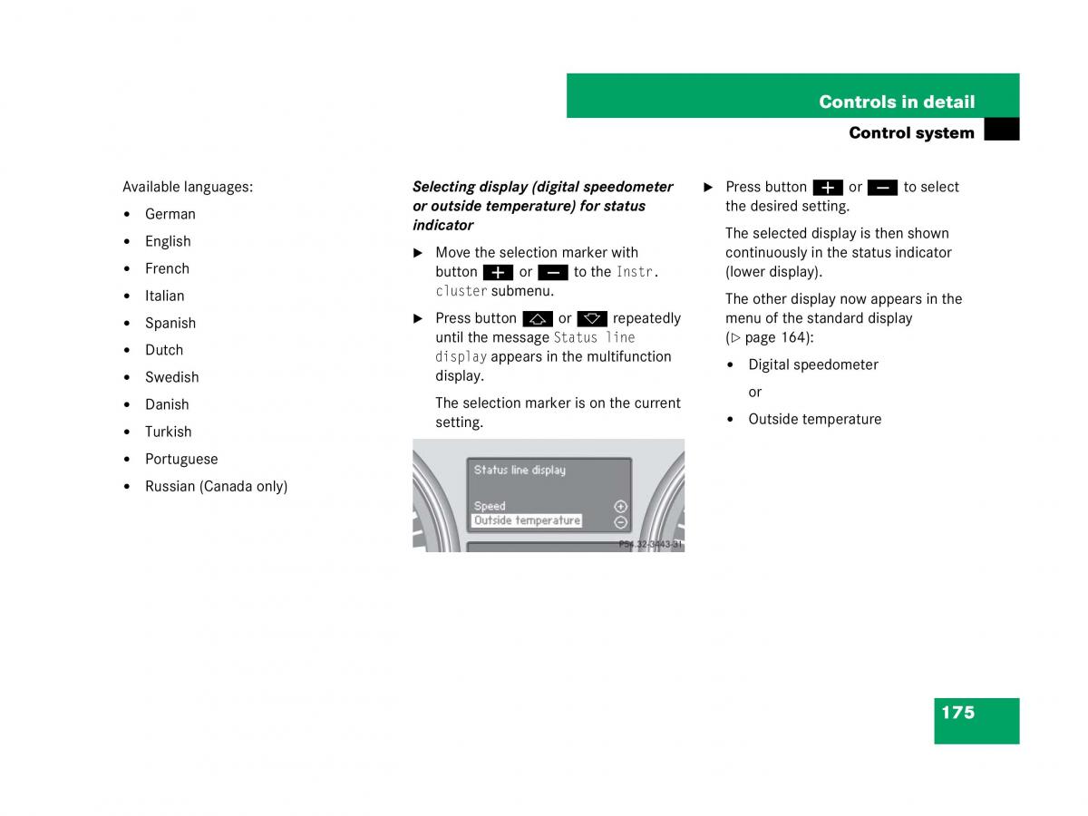 Mercedes Benz GL Class X164 owners manual / page 176