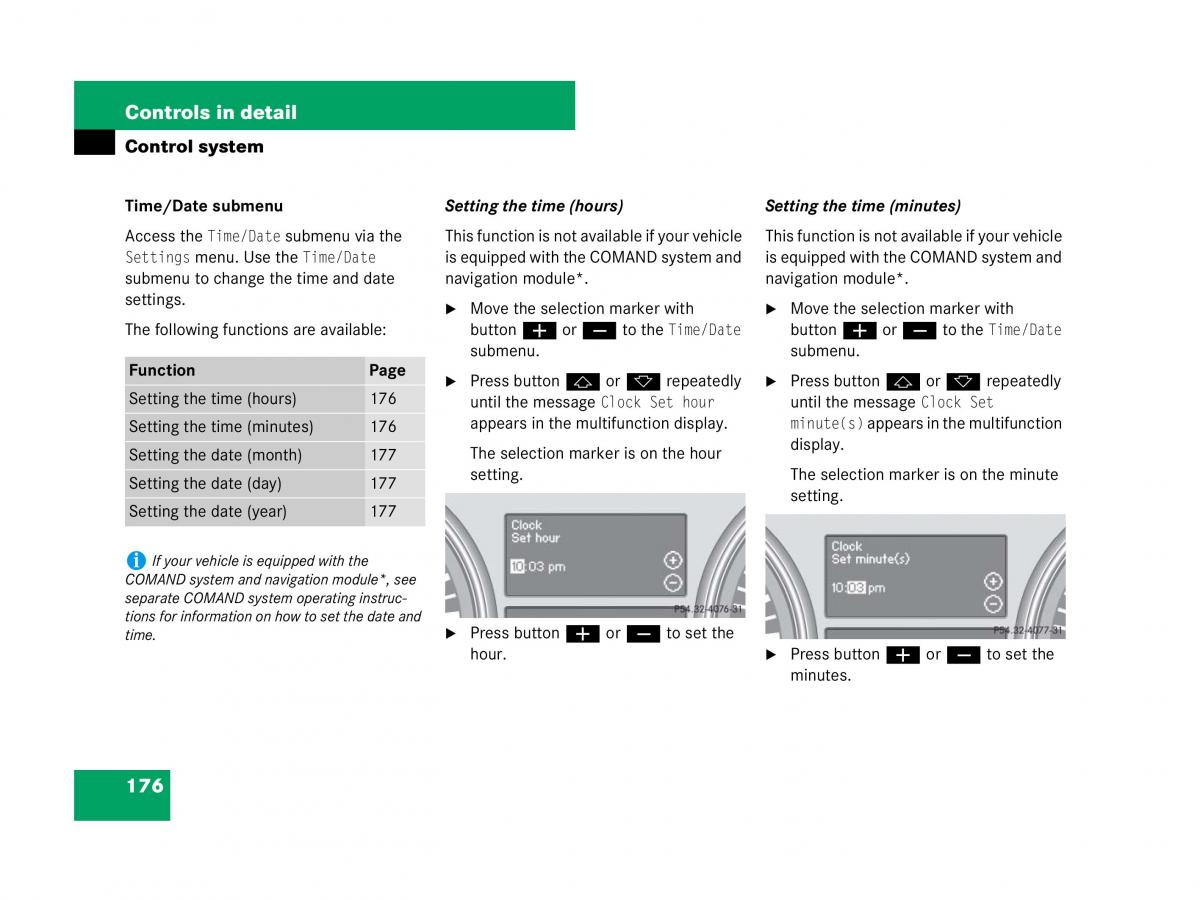 Mercedes Benz GL Class X164 owners manual / page 177