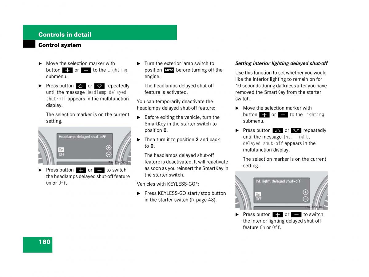 Mercedes Benz GL Class X164 owners manual / page 181