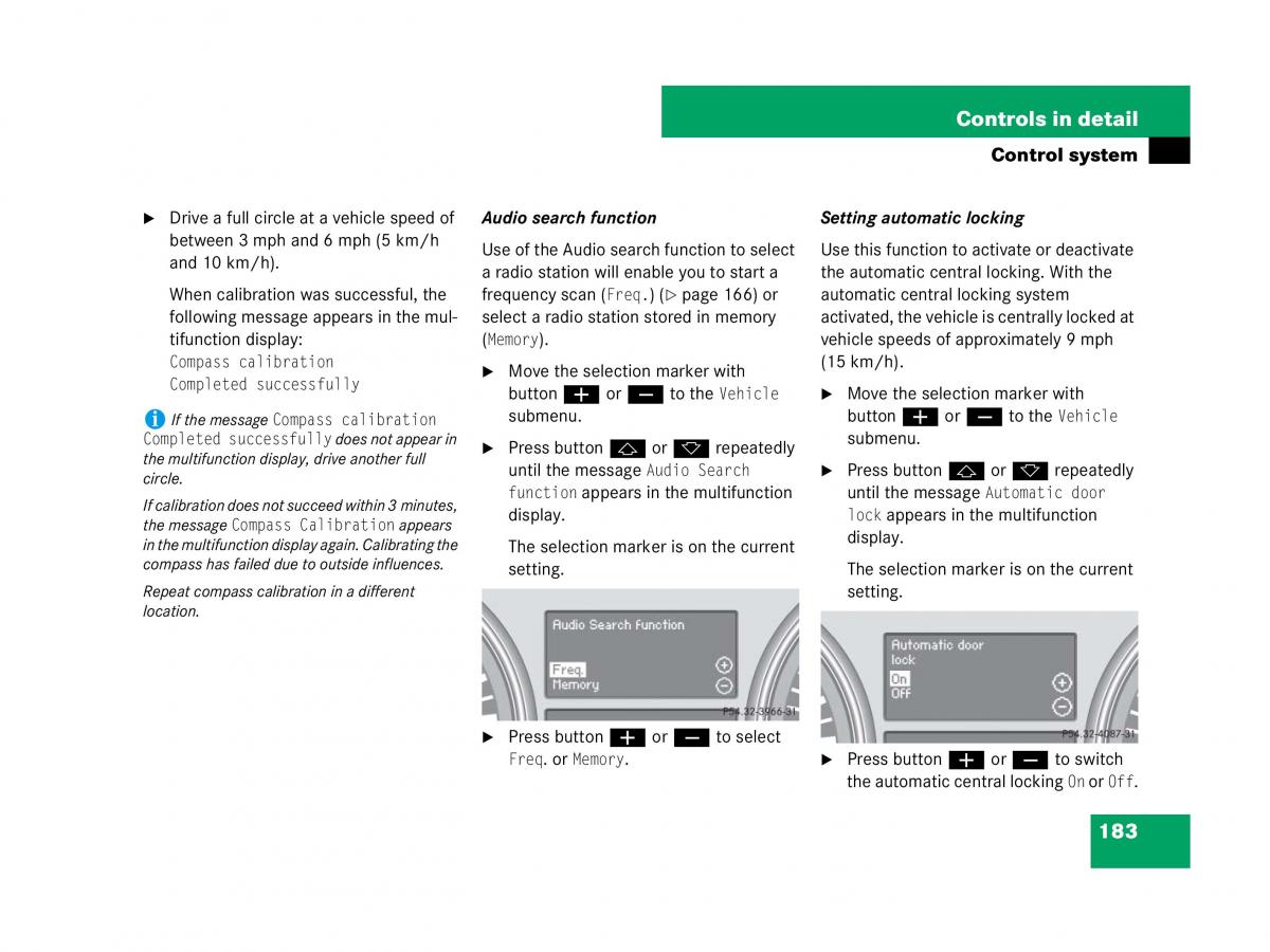 Mercedes Benz GL Class X164 owners manual / page 184