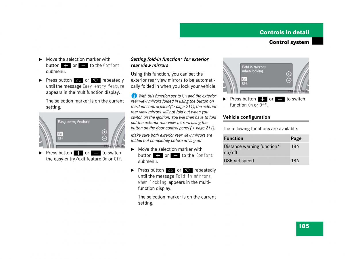 Mercedes Benz GL Class X164 owners manual / page 186