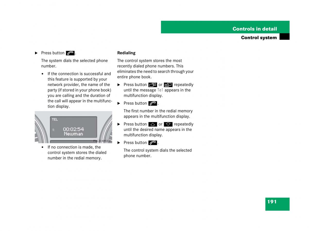 Mercedes Benz GL Class X164 owners manual / page 192