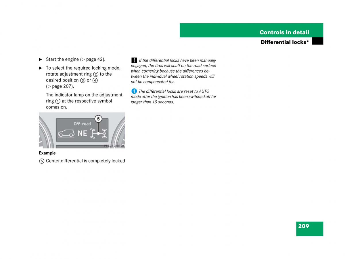 Mercedes Benz GL Class X164 owners manual / page 210