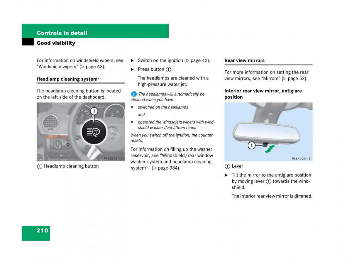 Mercedes Benz GL Class X164 owners manual / page 211