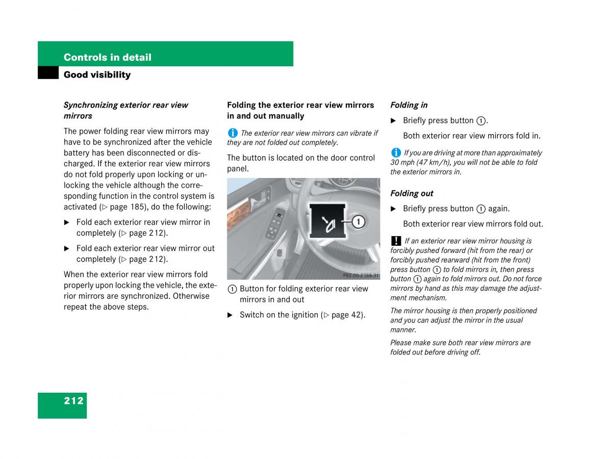 Mercedes Benz GL Class X164 owners manual / page 213