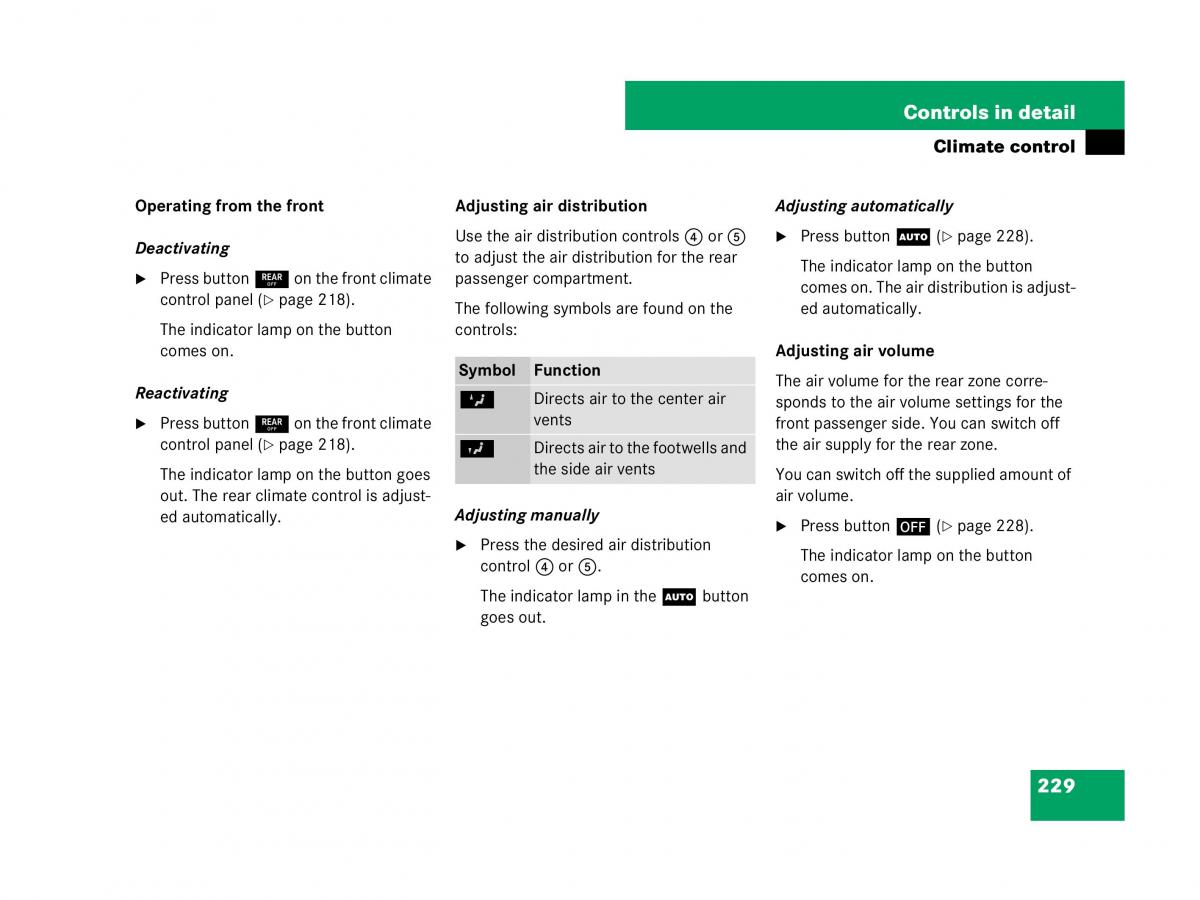 Mercedes Benz GL Class X164 owners manual / page 230