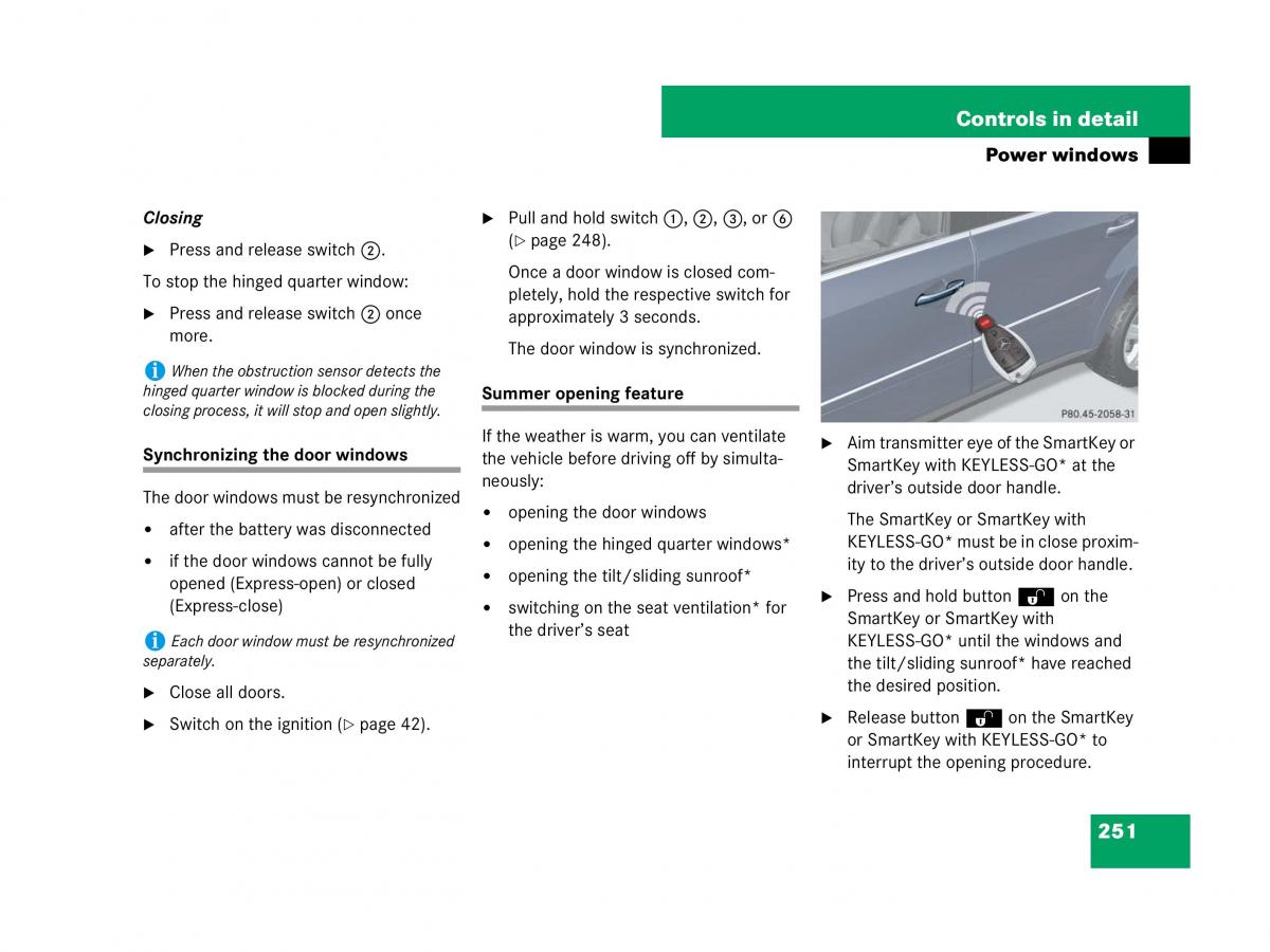 Mercedes Benz GL Class X164 owners manual / page 252