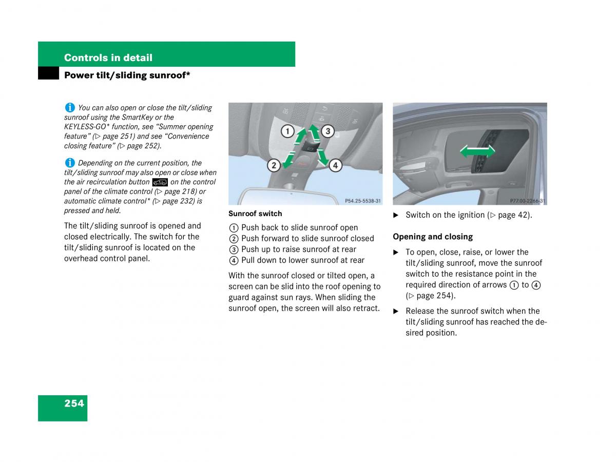 Mercedes Benz GL Class X164 owners manual / page 255