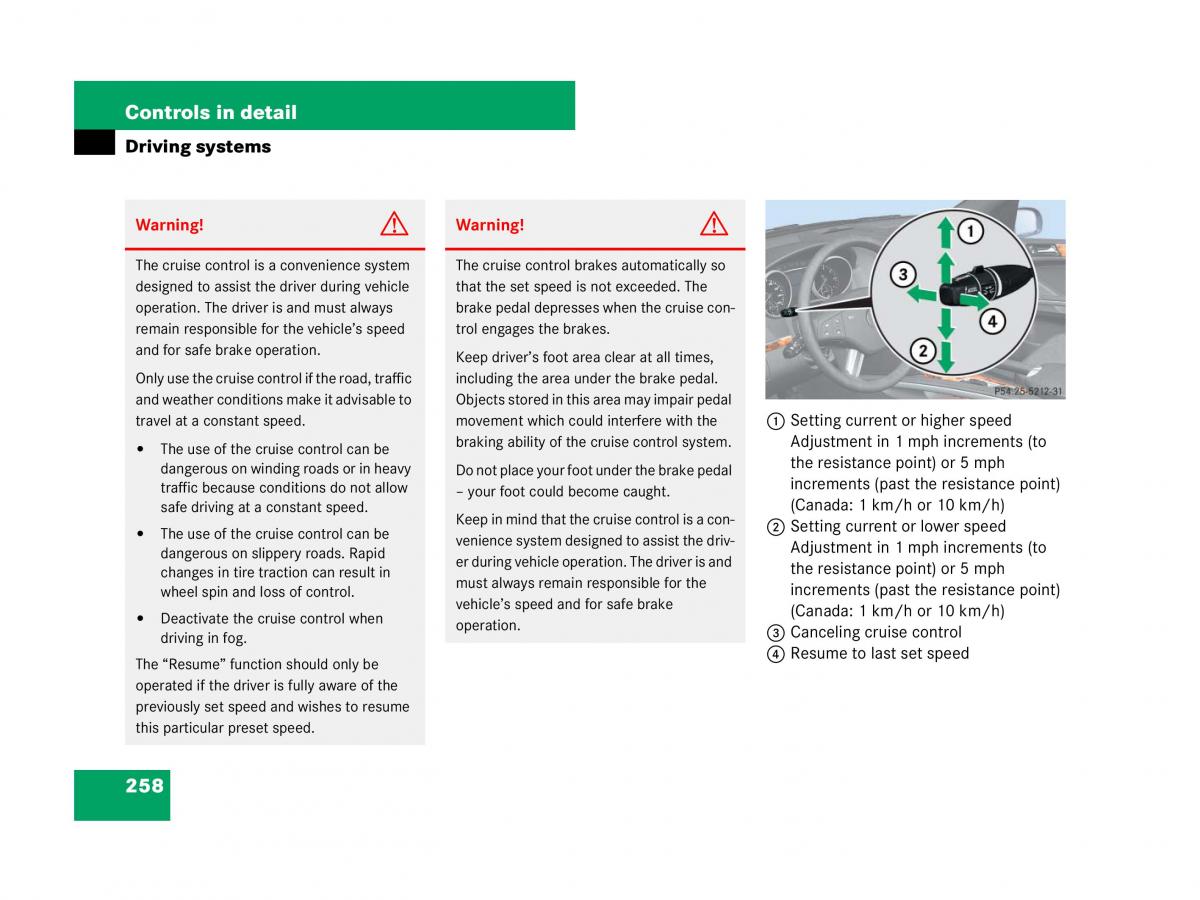 Mercedes Benz GL Class X164 owners manual / page 259