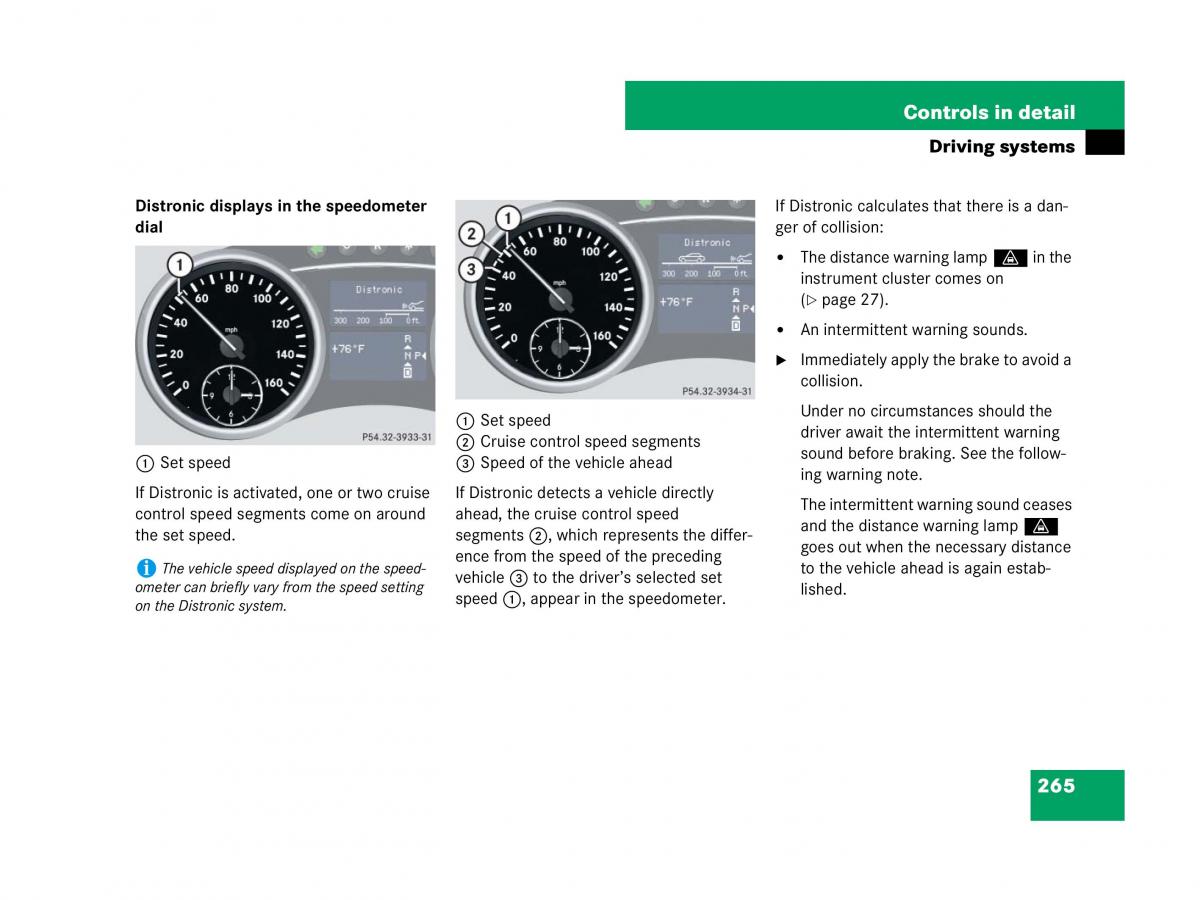 Mercedes Benz GL Class X164 owners manual / page 266