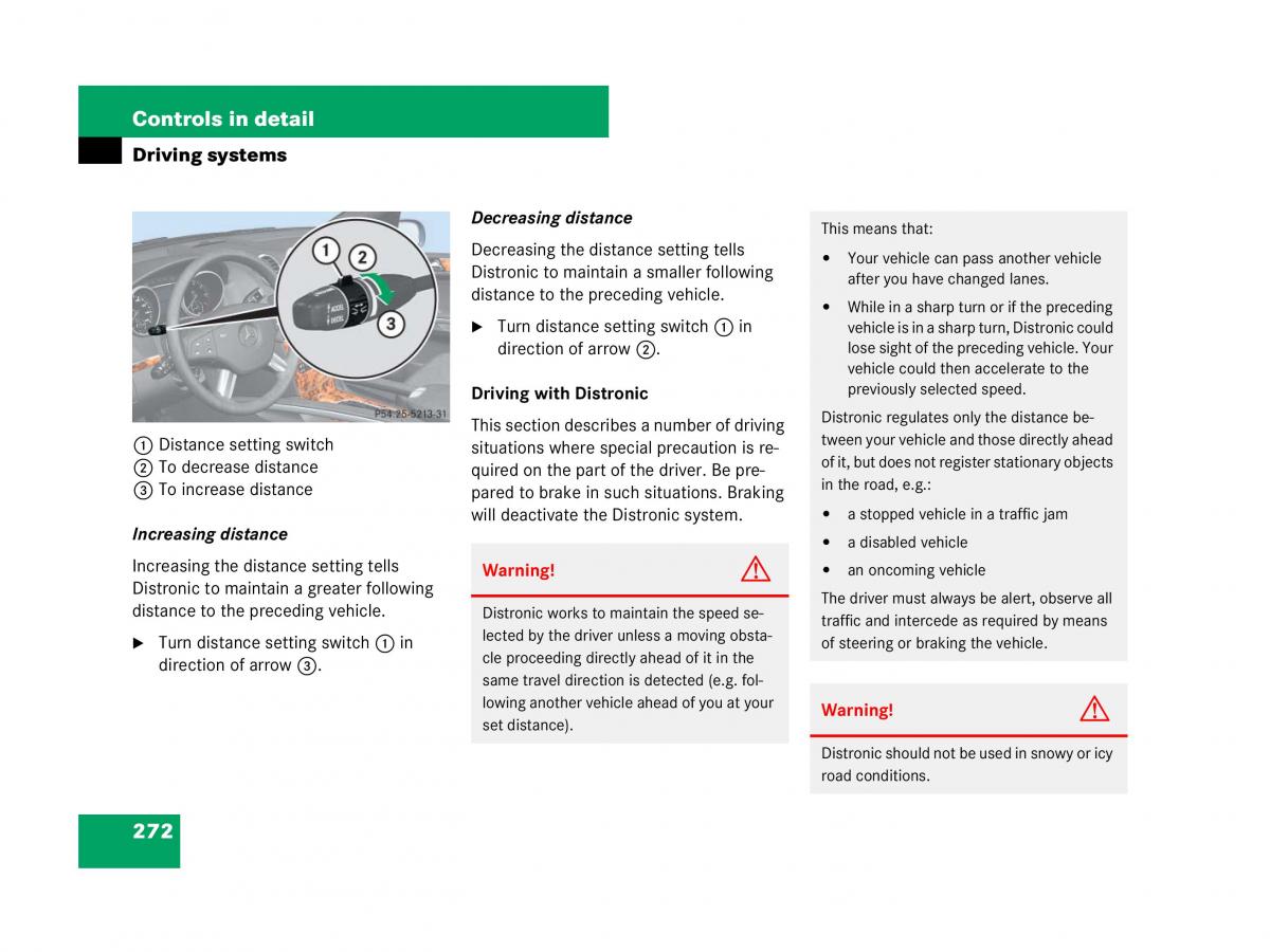 Mercedes Benz GL Class X164 owners manual / page 273