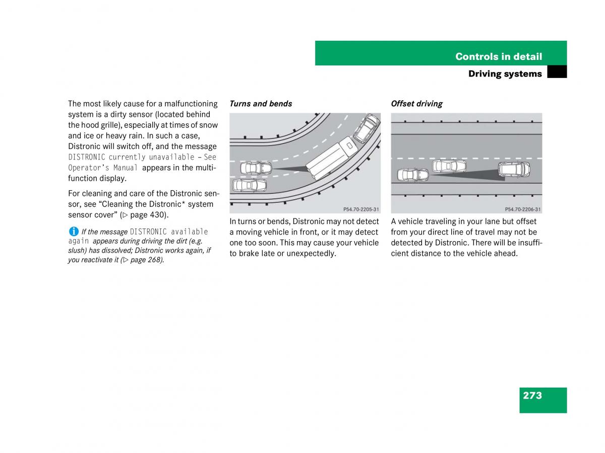 Mercedes Benz GL Class X164 owners manual / page 274