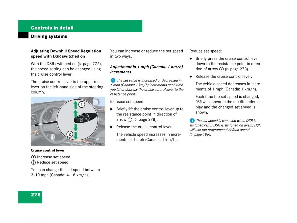 Mercedes Benz GL Class X164 owners manual / page 279