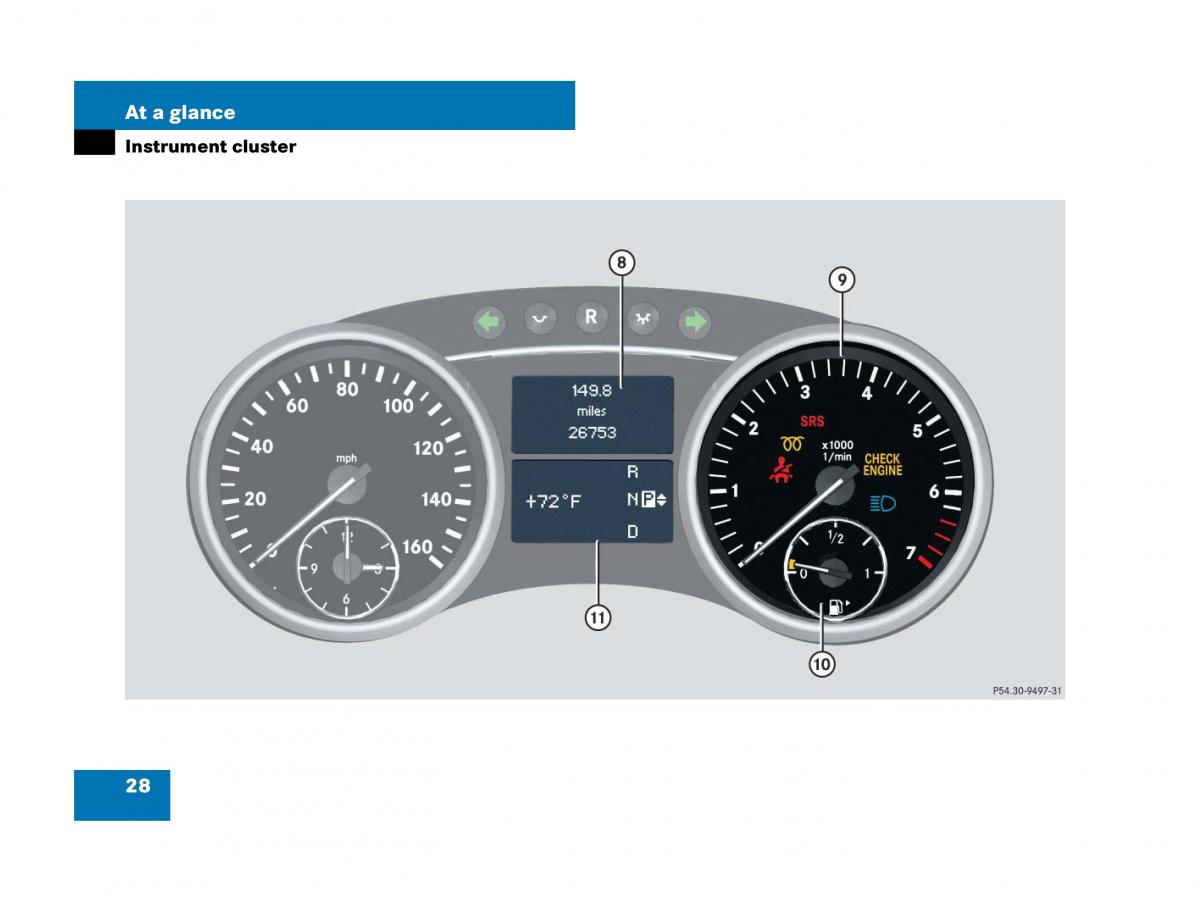 Mercedes Benz GL Class X164 owners manual / page 29