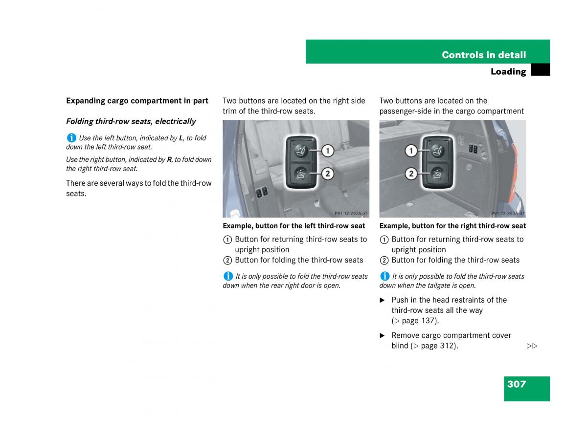 Mercedes Benz GL Class X164 owners manual / page 308