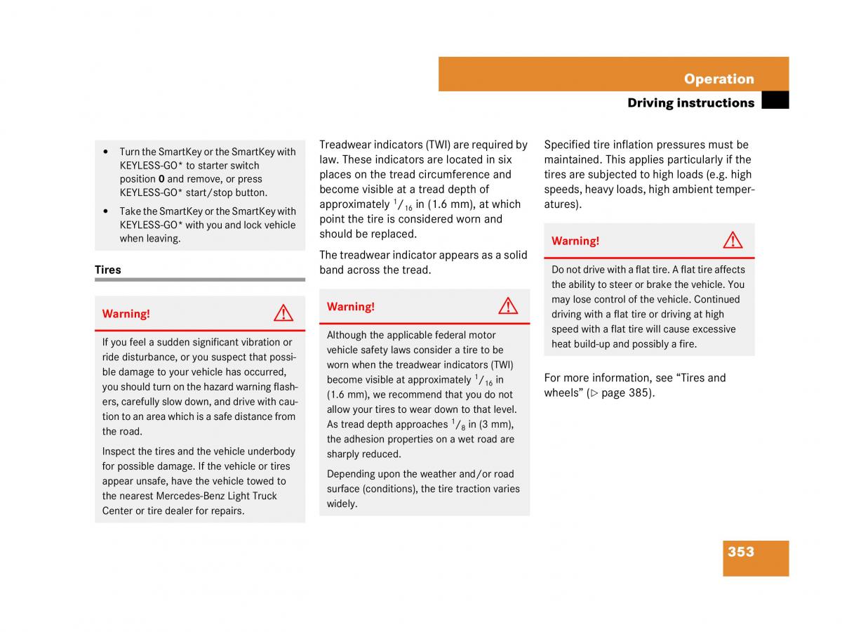 Mercedes Benz GL Class X164 owners manual / page 354