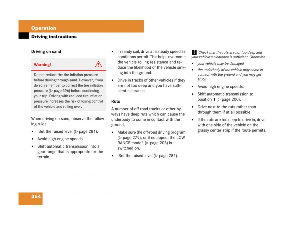 Mercedes Benz GL Class X164 owners manual / page 365