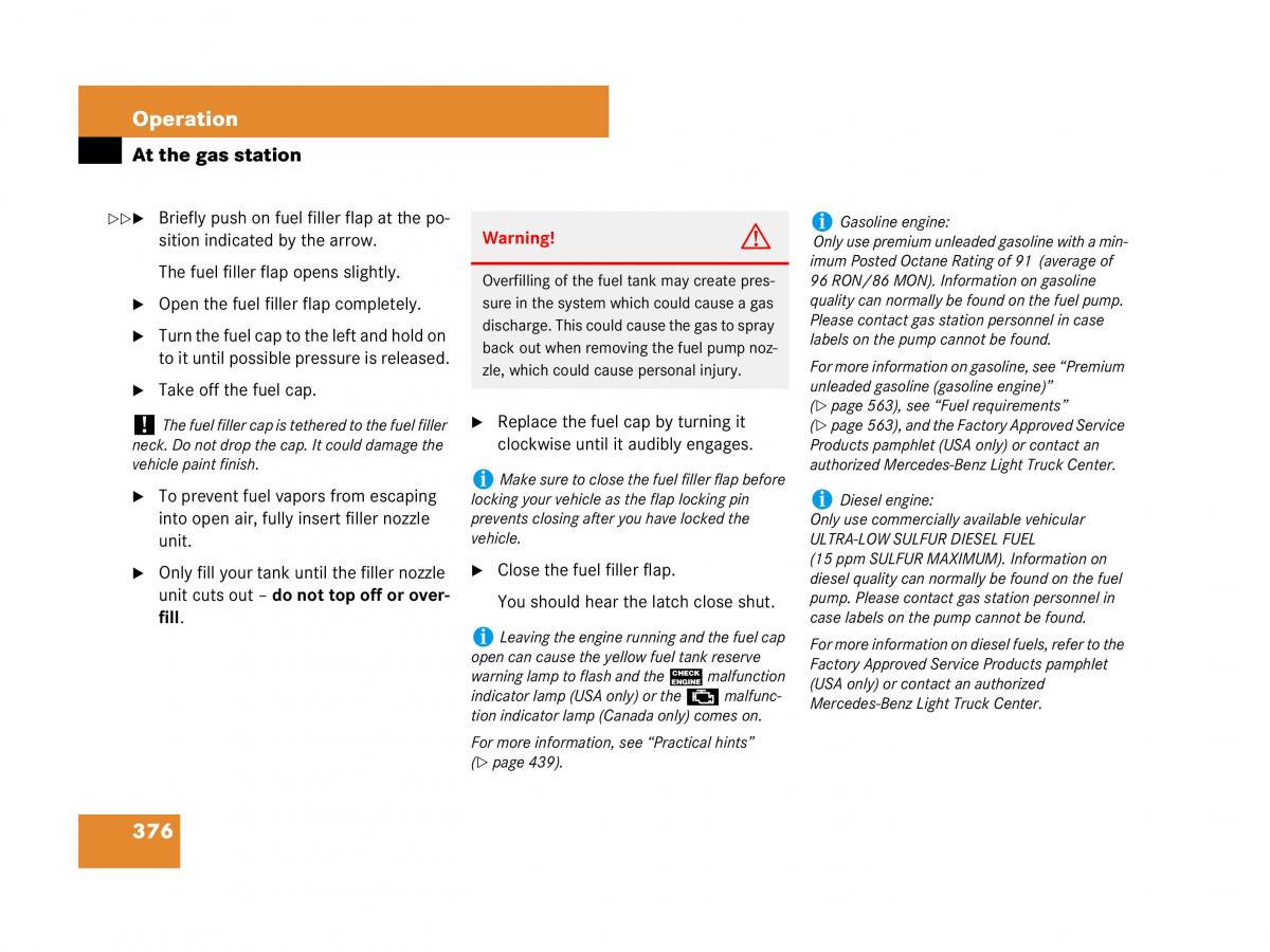 Mercedes Benz GL Class X164 owners manual / page 377