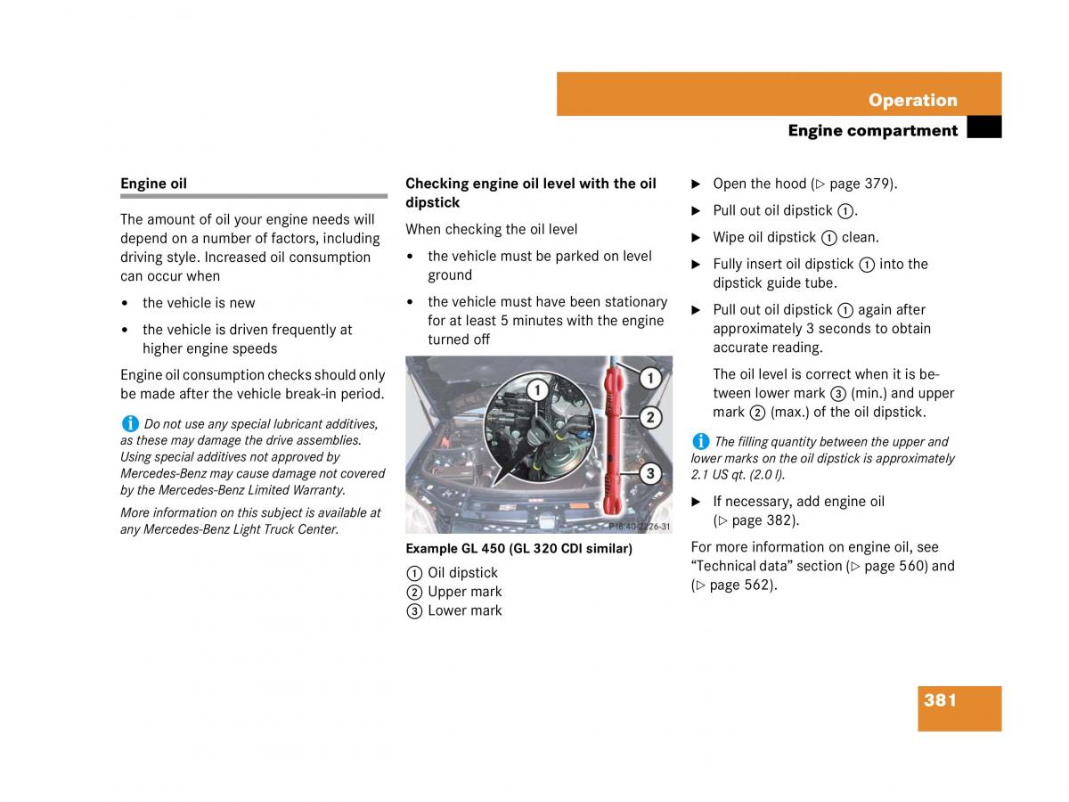 Mercedes Benz GL Class X164 owners manual / page 382