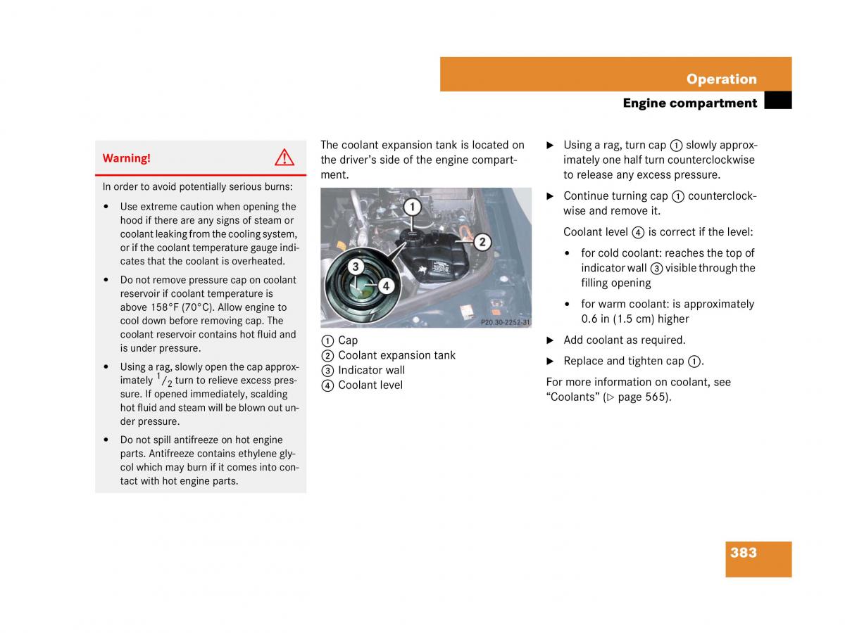 Mercedes Benz GL Class X164 owners manual / page 384