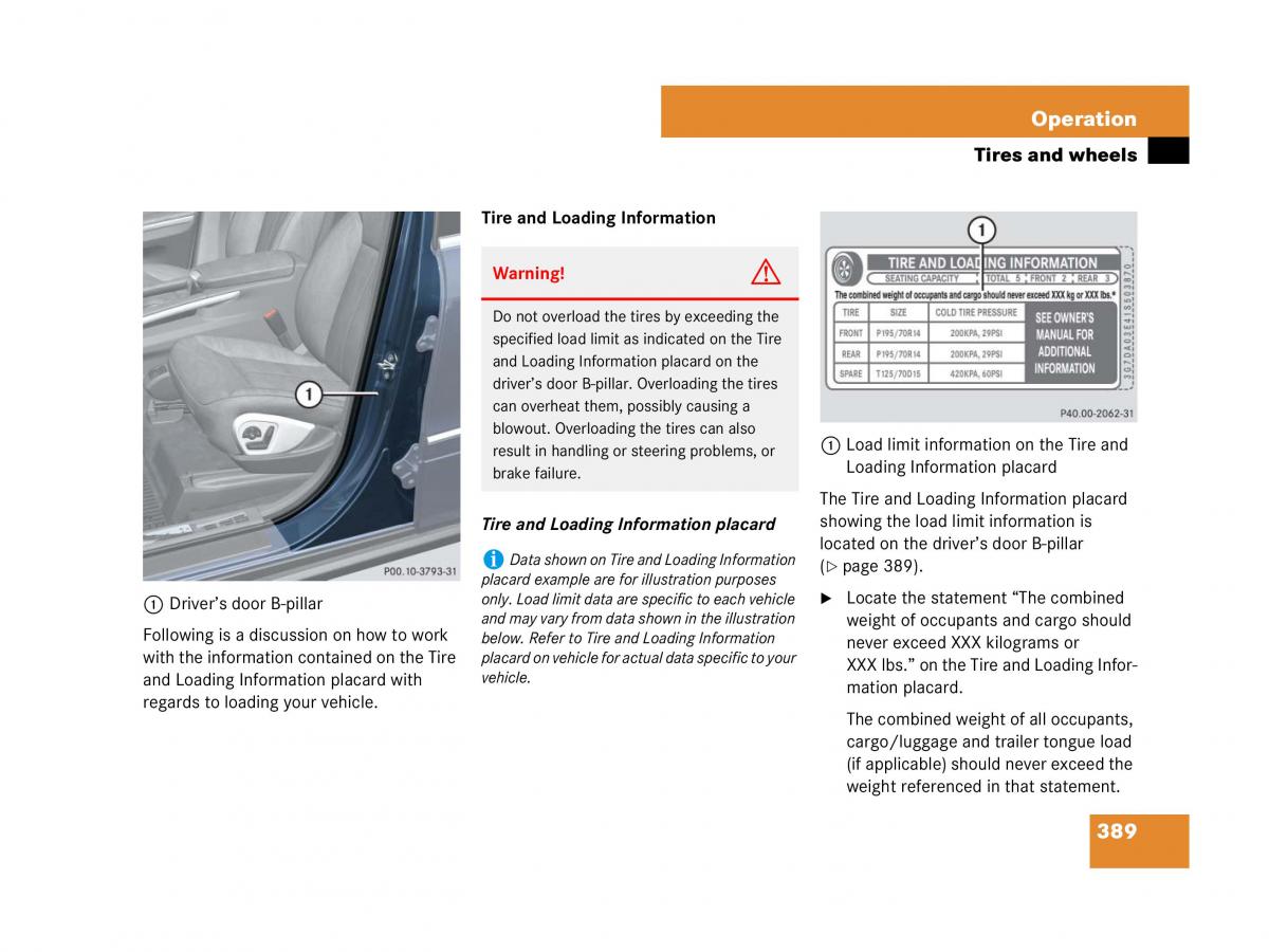 Mercedes Benz GL Class X164 owners manual / page 390