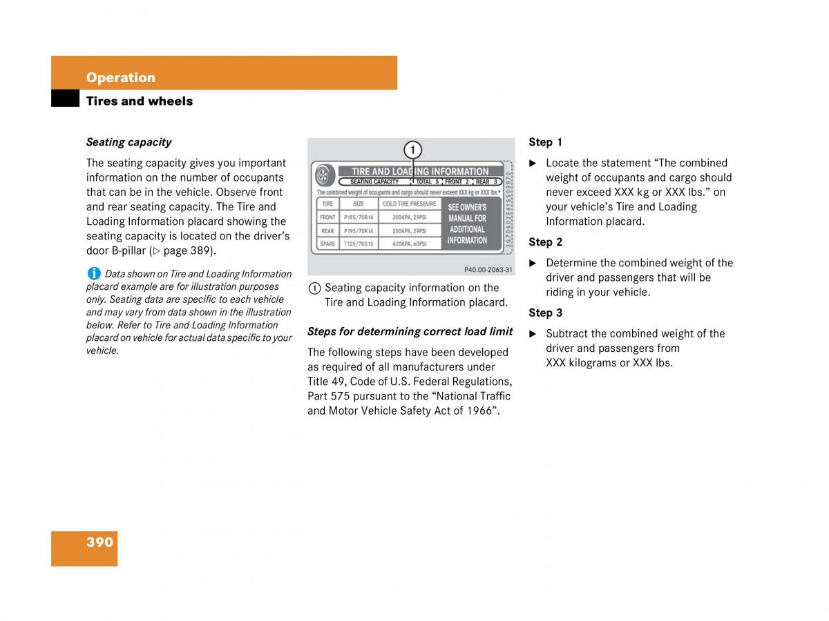 Mercedes Benz GL Class X164 owners manual / page 391