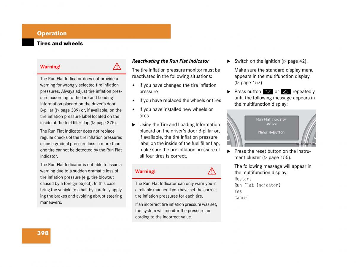 Mercedes Benz GL Class X164 owners manual / page 399