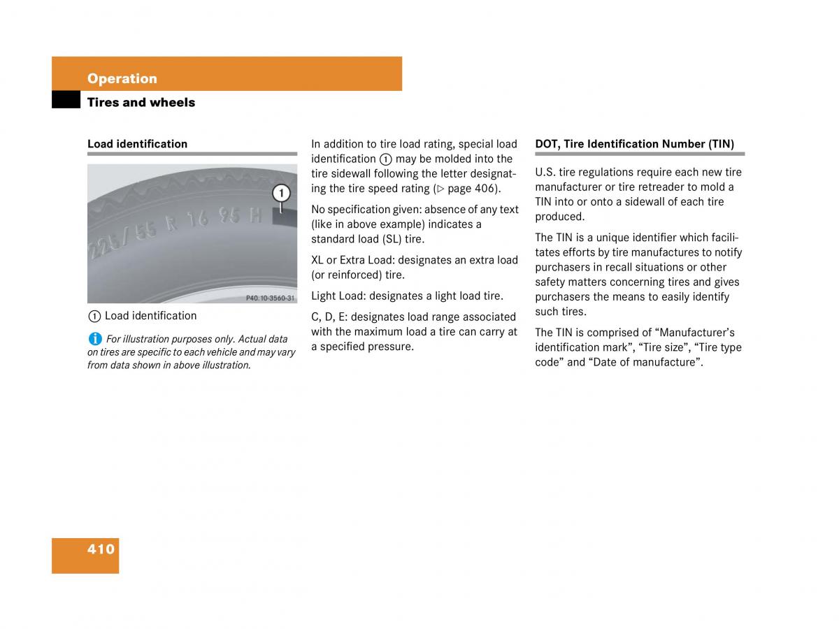 Mercedes Benz GL Class X164 owners manual / page 411