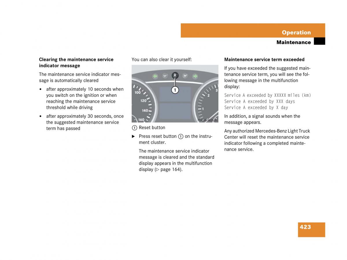 Mercedes Benz GL Class X164 owners manual / page 424