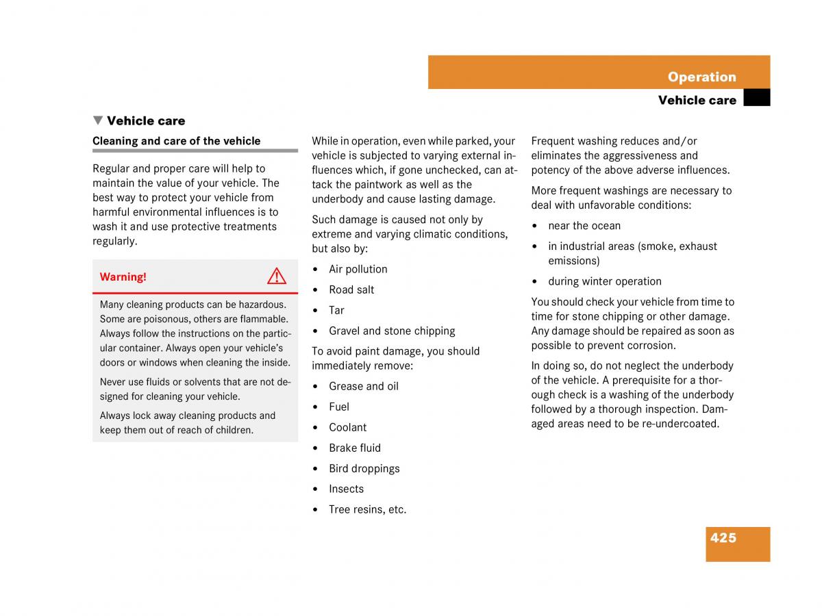 Mercedes Benz GL Class X164 owners manual / page 426