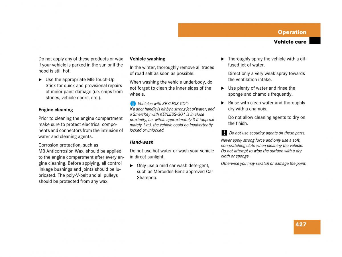 Mercedes Benz GL Class X164 owners manual / page 428