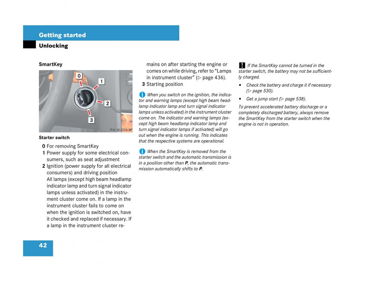 Mercedes Benz GL Class X164 owners manual / page 43