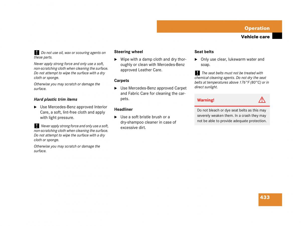 Mercedes Benz GL Class X164 owners manual / page 434