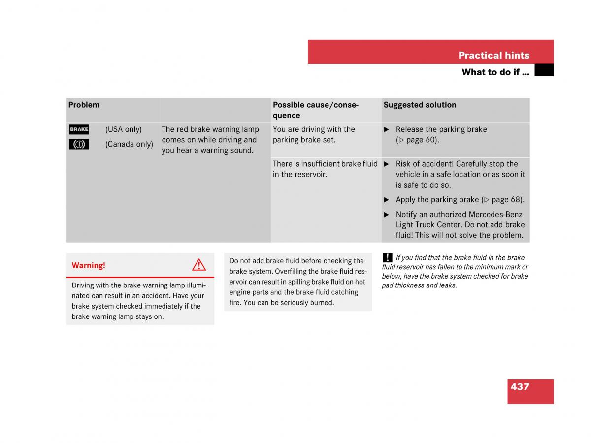 Mercedes Benz GL Class X164 owners manual / page 438