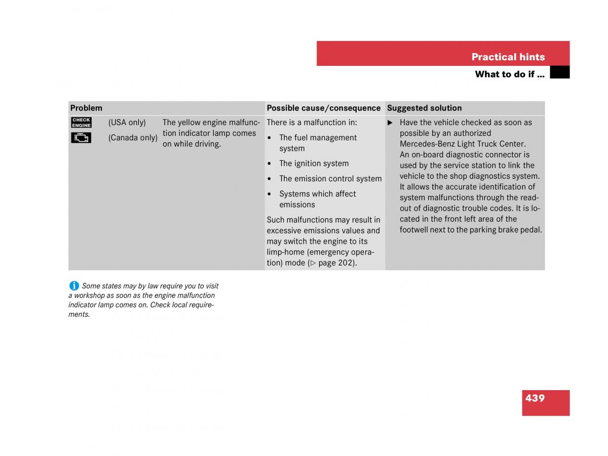 Mercedes Benz GL Class X164 owners manual / page 440