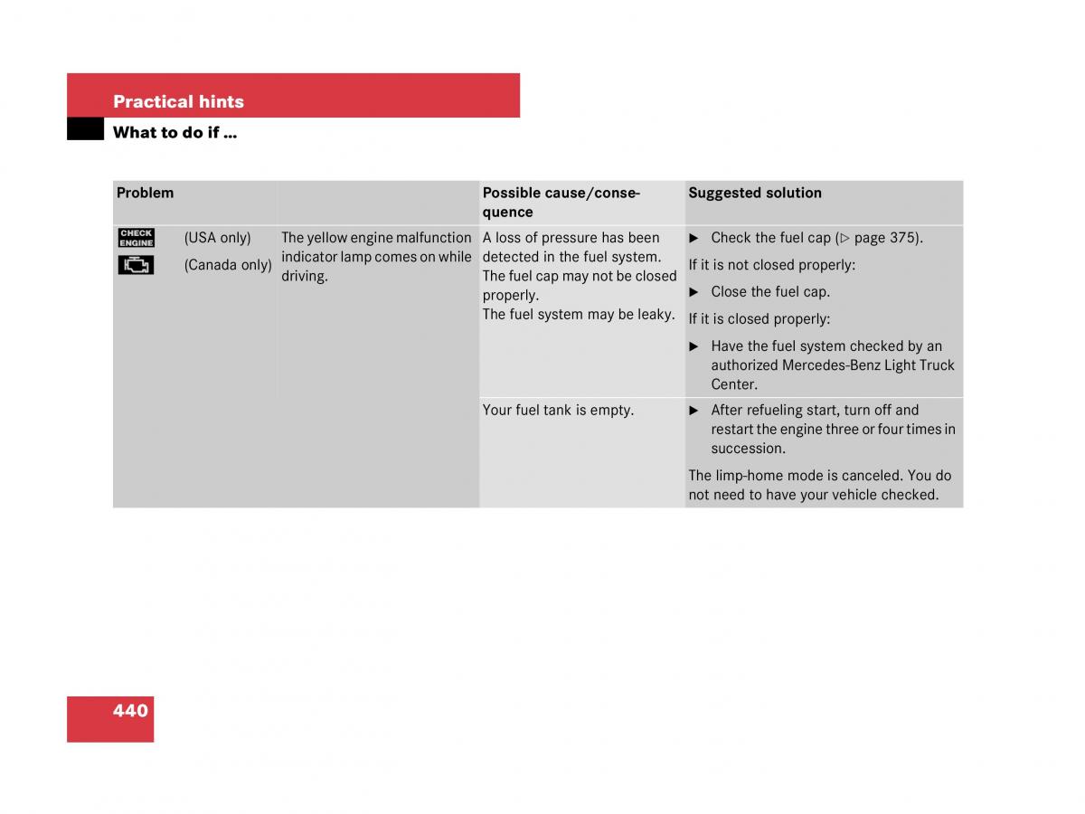 Mercedes Benz GL Class X164 owners manual / page 441