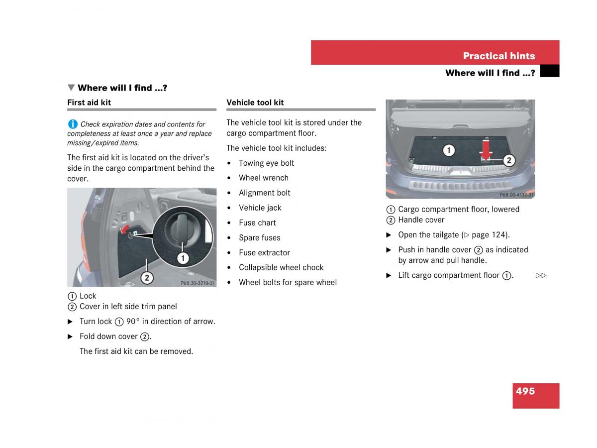 Mercedes Benz GL Class X164 owners manual / page 496