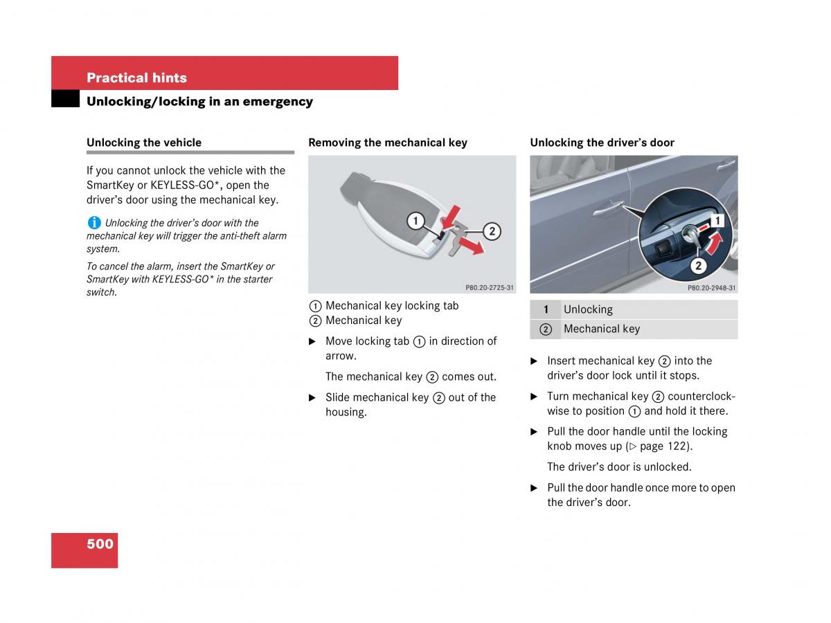 Mercedes Benz GL Class X164 owners manual / page 501