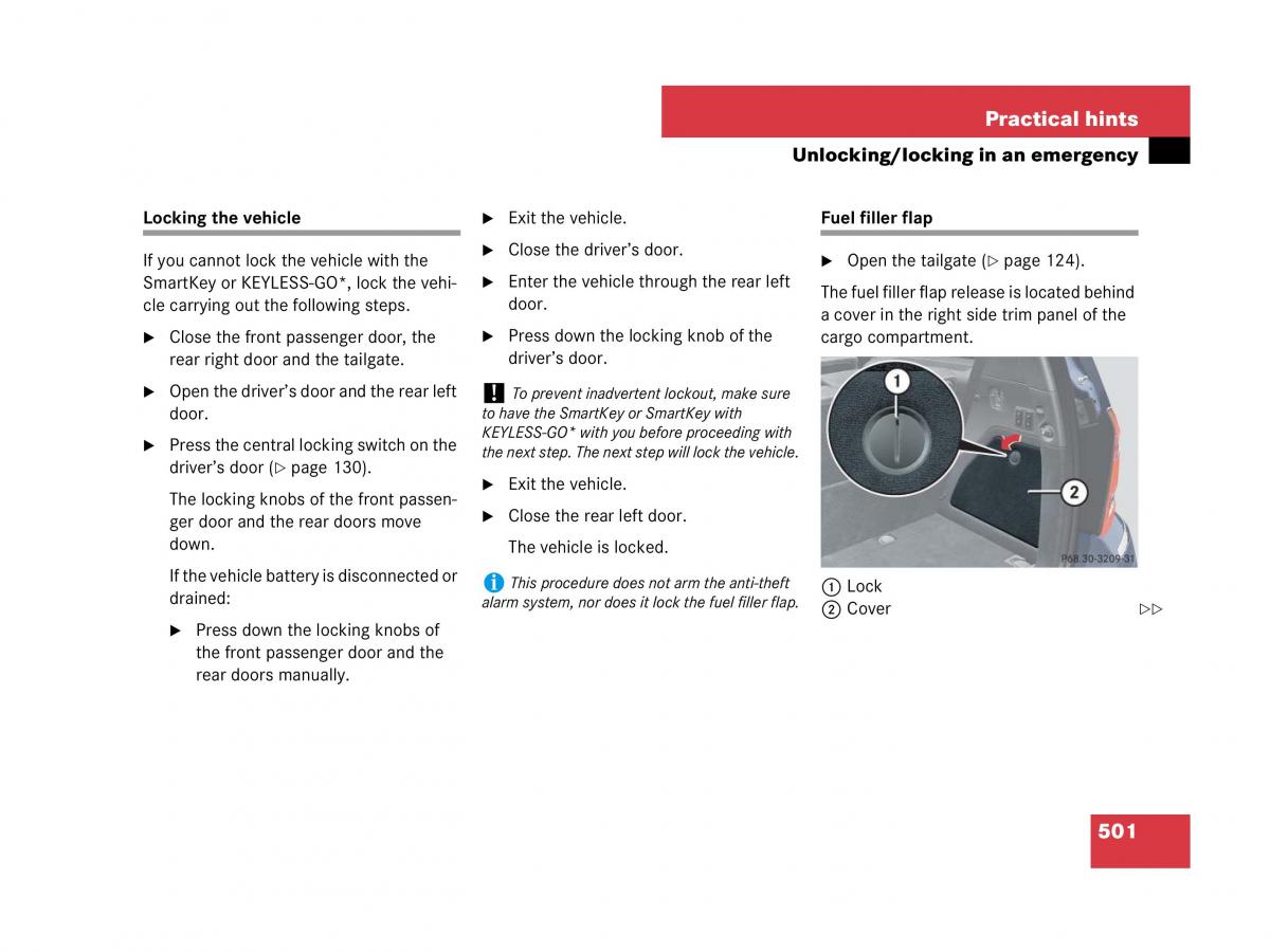 Mercedes Benz GL Class X164 owners manual / page 502