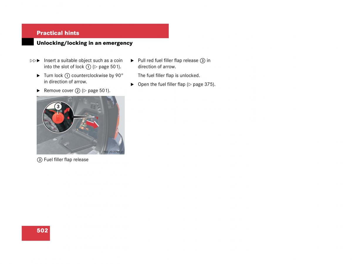 Mercedes Benz GL Class X164 owners manual / page 503