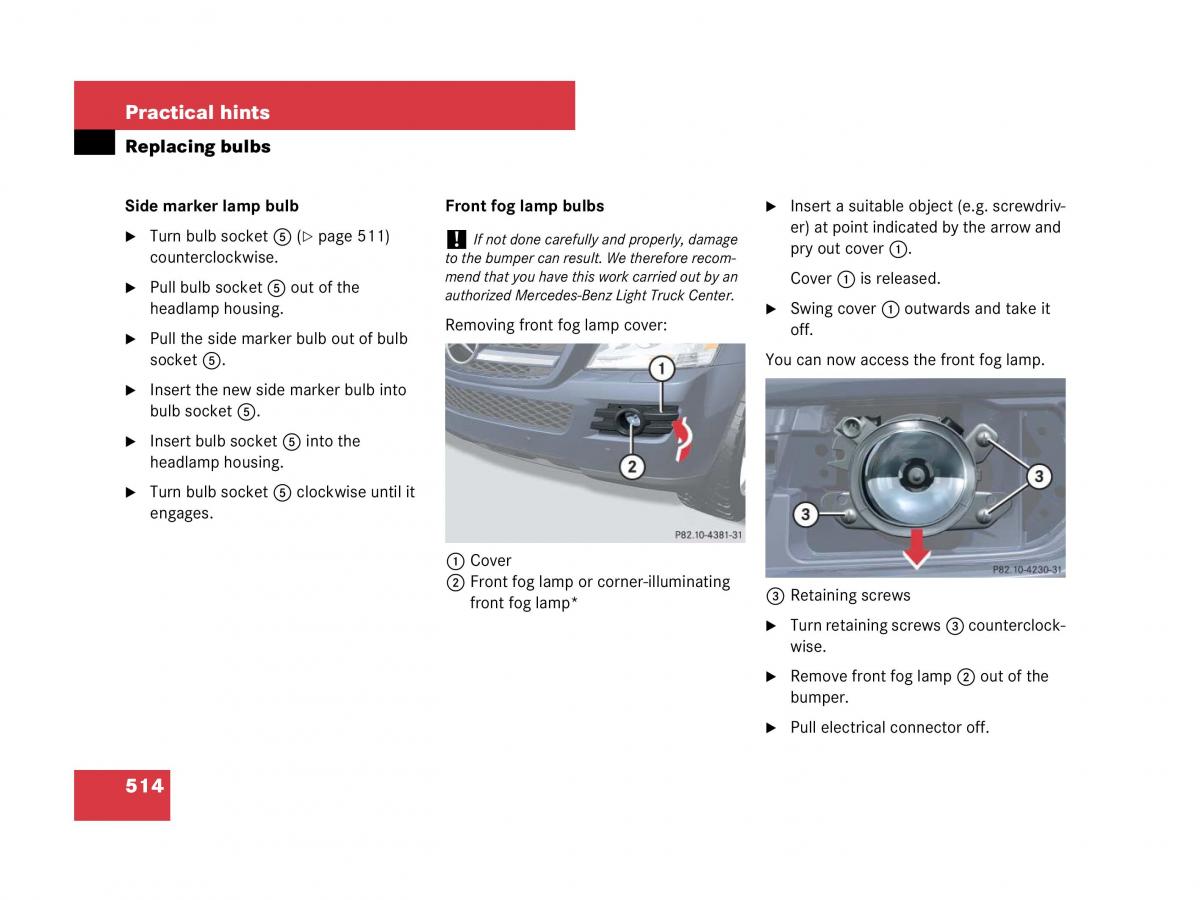 Mercedes Benz GL Class X164 owners manual / page 515