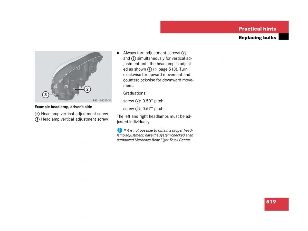 Mercedes Benz GL Class X164 owners manual / page 520